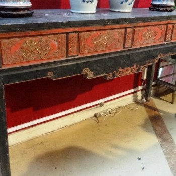 Console chinoise 19ème siècle