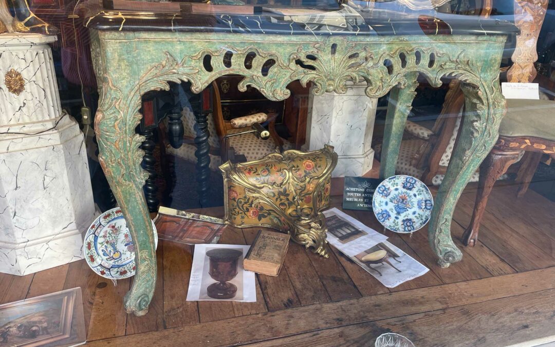 Console provençale Louis XV 18ème siècle – peinture d&rsquo;origine
