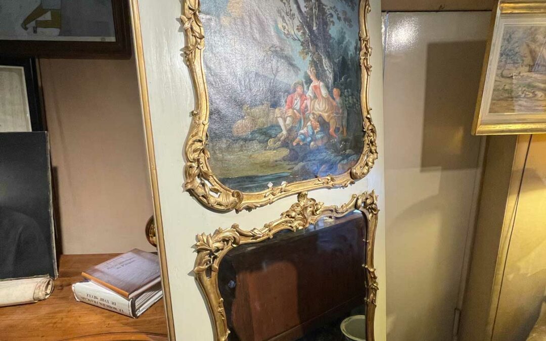 Grand Louis XV trumeau 18ème siècle – H248cm / l112 cm
