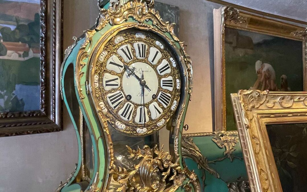 Magnifique cartel d&rsquo;époque Louis XV